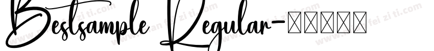 Bestsample Regular字体转换